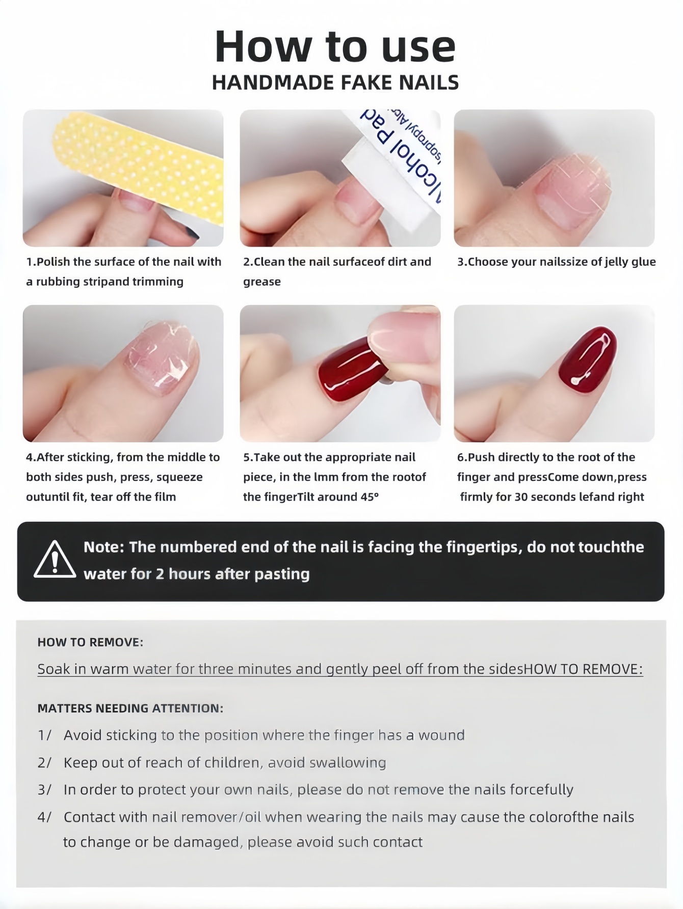 10 Unhas Postiças Longas Preta - Korean Student Lifestyle avaliação e preço