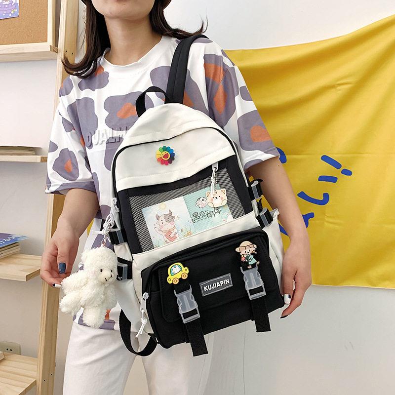 Mochila Casual Unissex de Gran - Korean Student Lifestyle avaliação e preço