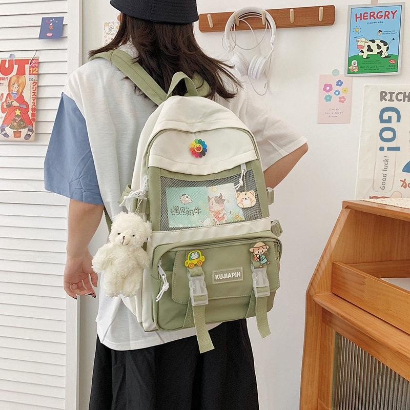 Mochila Casual Unissex de Gran - Korean Student Lifestyle avaliação e preço