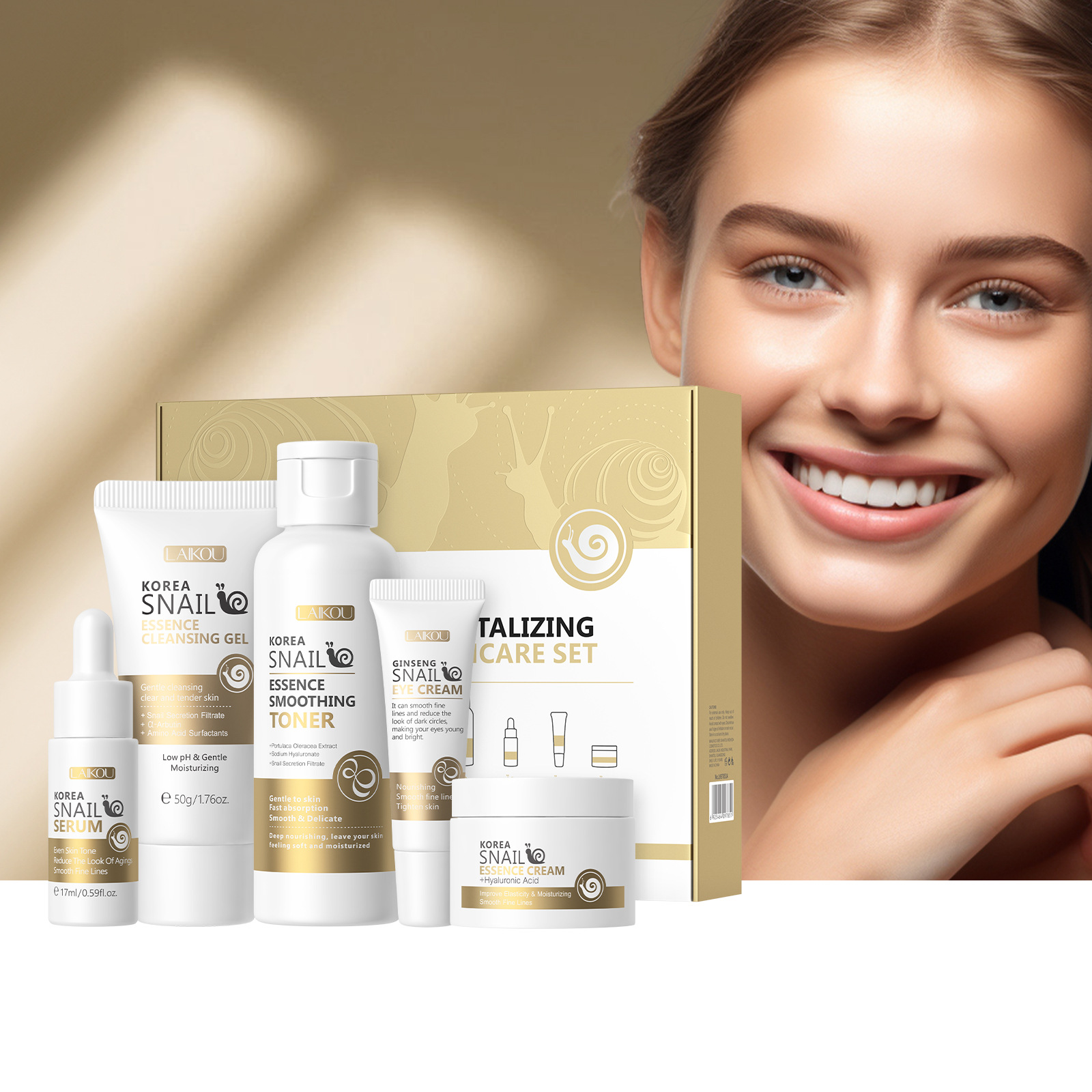 5 pçs encaixotado coreia carac - Essence Serum Toner avaliação e preço